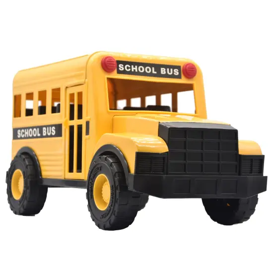 Mighty Wheels: 16" Mighty School Bus - Yellow - Transportation Toy Vehicle, Realistic Opening Front & Back Doors, Durable Indoor-Outdoor Play, Kids 3+ {3}