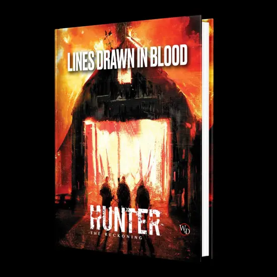 Hunter: The Reckoning 5th Edition Roleplaying Game: Lines Drawn in Blood Chronicle Book -Supplemental Hardback RPG Book {6}