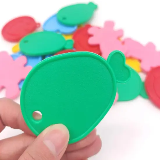 20 PCS Balloon Weights, Colorful Plastic Balloon Weights, Heart Star Smiley Bear Balloon Shaped Helium Balloon Weights for Party Decor (color and shape random) {3}