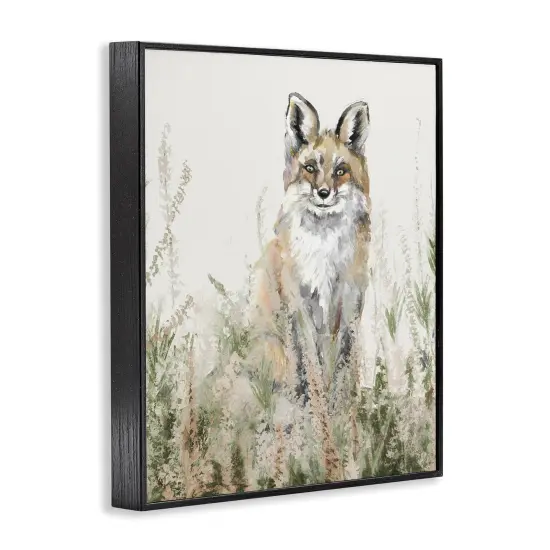Stupell Industries Fox In Meadow Landscape Framed Giclee By PATRICIA PINTO {3}