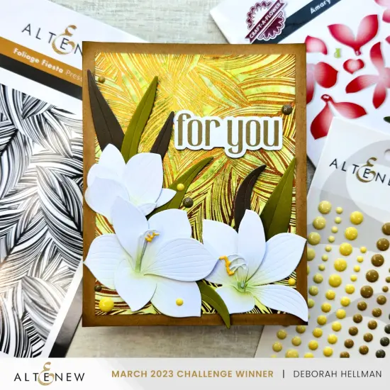 Craft-A-Flower: Amaryllis Die Set {4}