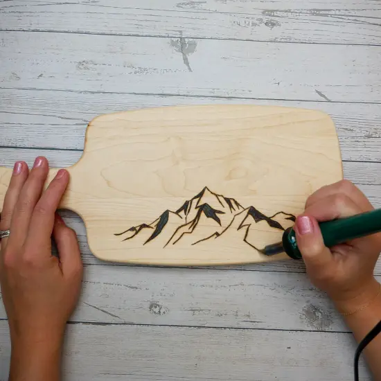 Wood Burned Cutting Board Kit {5}