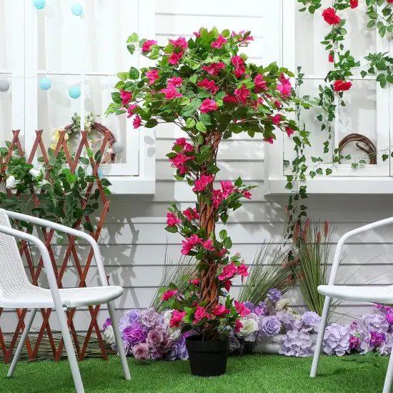 5 Feet Artificial Bougainvillea Tree {2}
