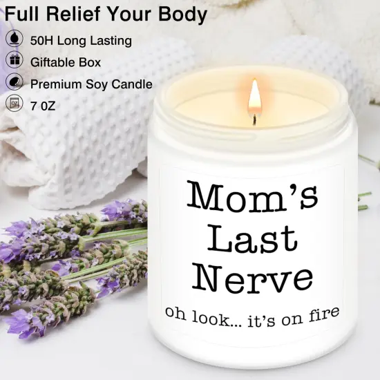 Gifts for Mom from Daughter Son, Best Mom Gifts, Funny Mom, Birthday Thanksgiving for Mom Stepmother Adoptive Mother, Mom's Last Nerve {1}