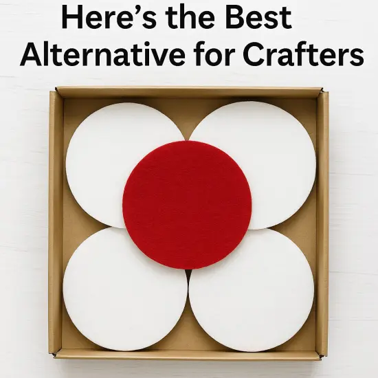 3.2mm Thick Felt Circle Pack &ndash; 5 PCS | Soft & Sturdy Premium Craft Felt in 5&rdquo;, 7&rdquo;, or 10.5&rdquo; Sizes &ndash; Ideal for DIY Crafts, Sewing, and Decorations {6}