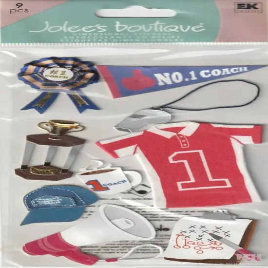 Jolee's Boutique No 1 Coach Dimensional Stickers {1}