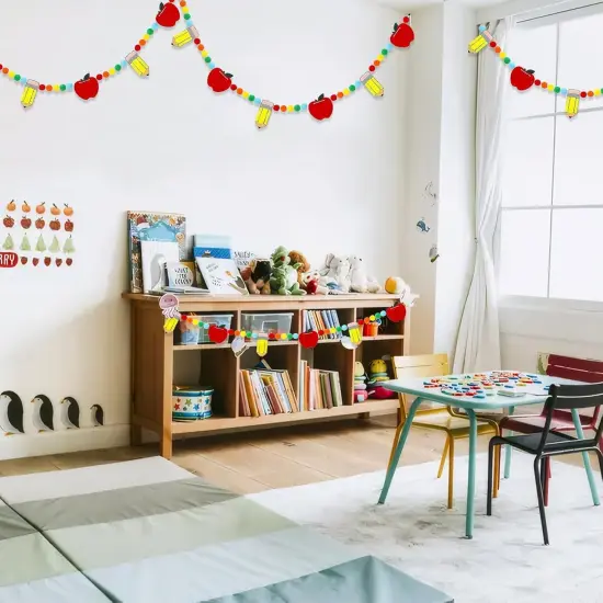 3 Pack Felt Ball Garland Back to School Party Decorations {3}