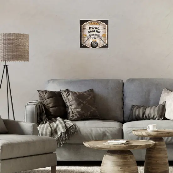 Stupell Industries Rustic Pool Shark Wall Plaque By Conrad Knutsen {2}