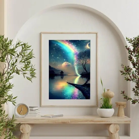 Moon Tree Diamond Art Kits for Adults,12x16inch {3}