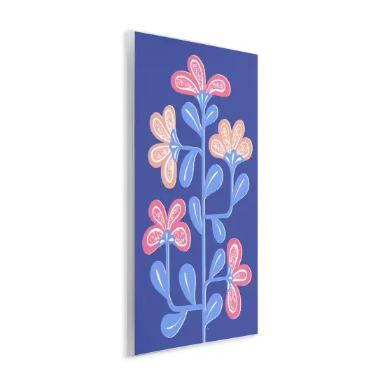 Stupell Industries Contemporary Curved Growing Flowers Wall Plaque By Martina Pavlova {3}