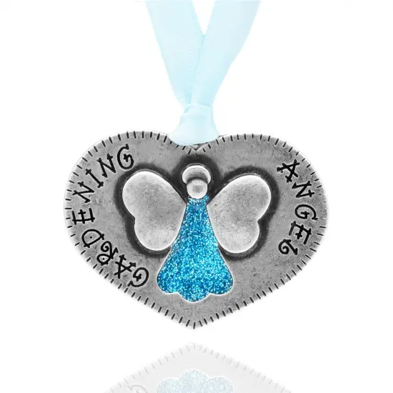 Gloria Duchin Gardening Angel Heart Ornament {1}