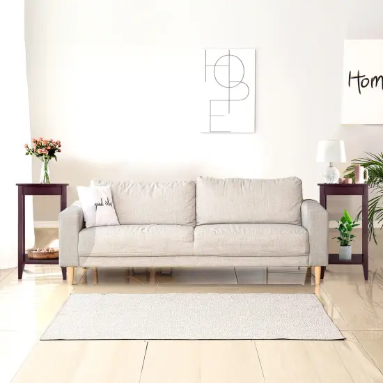 Costway Tall End Table Coffee Stand Night Side Nightstand Accent Furniture {5}