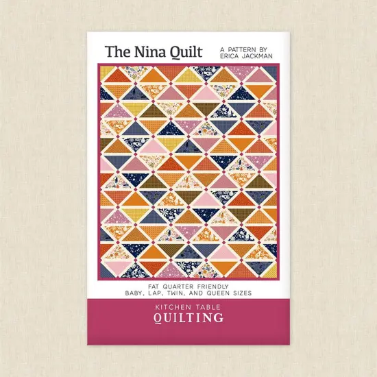 The Nina Quilt (ktq 162) | Kitchen Table Quilting | Sewing Pattern {1}