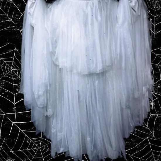 Ghost As Pictured Costume White Hooded Robe Perfect for Costume Parties {5}