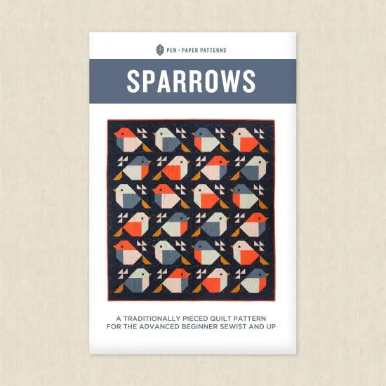 Sparrows (ppp 25) | Pen and Paper Patterns | Sewing Pattern {1}