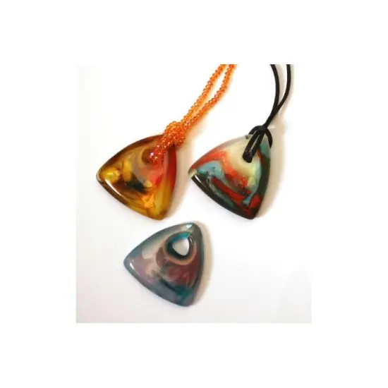 5.5" x 3.5" x 1" Two Holey Trilliant Glass Fusing Kiln Mold {2}