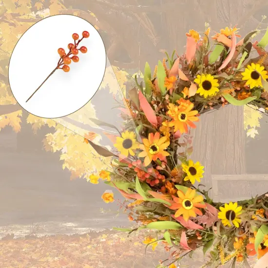 32 Pack Fall Floral Picks and Sprays - 6.5 Inch {3}