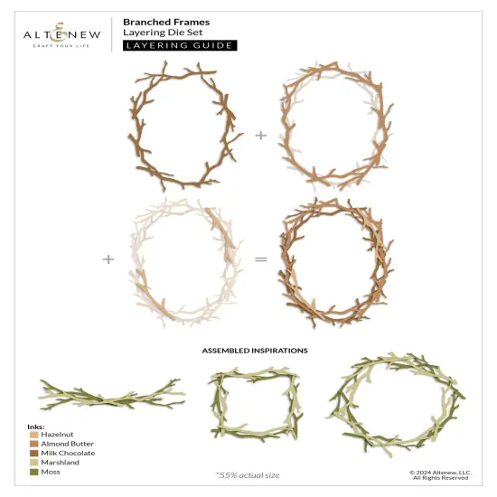 Branched Frames Die Set {3}
