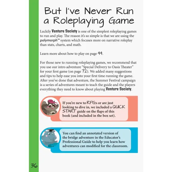 9th Level Games: Venture Society - Tabletop Roleplaying Game, RPG Adventures To Build Social Emotional Learning Skills, Ages 6+, 2-6 Players, 30 Min {5}