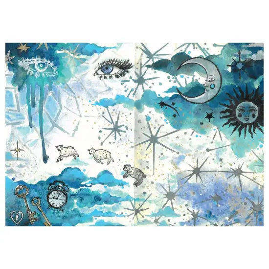 Sizzix Studio Stamp 27/Pkg and Stencils 3/Pkg by Vic Hollins-Dreamscape {2}