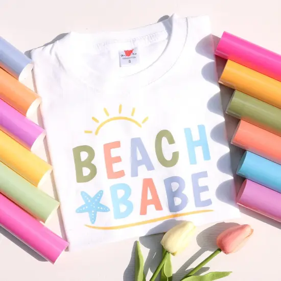 12 Sheets UV Color Changing Heat Transfer Vinyl {4}