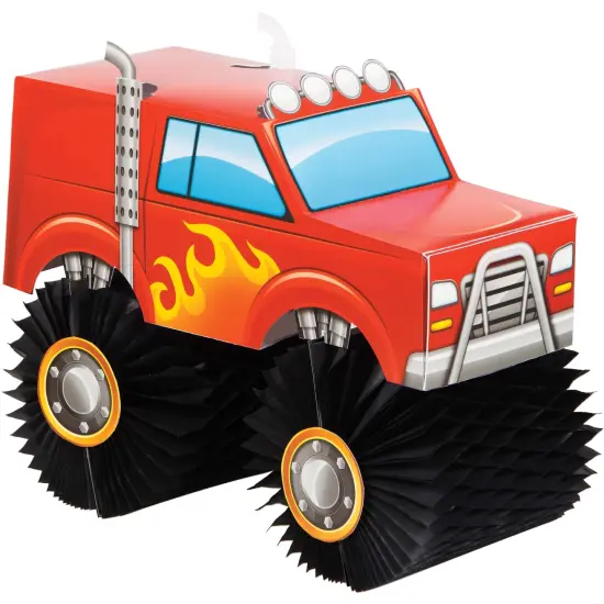 Monster Truck Rally Monster Truck Centerpiece - 1ct {1}