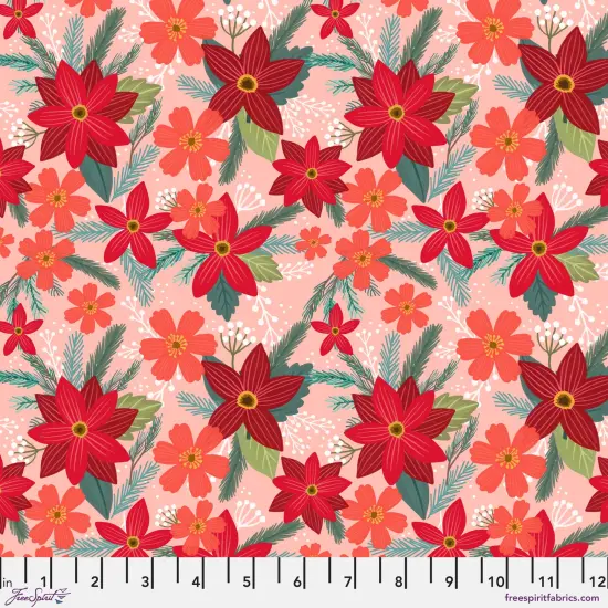 Merry Spirit in Rose (pwmc088.xrose) | Christmas Cabin | Mia Charro | Free Spirit {1}