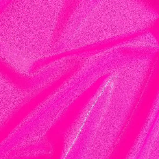 1 Yard Foggy Foil 4 Way Stretch Nylon Spandex Tricot Fabric For Swimwear Cosplay Dancewear 60&rdquo; Width Neon Pink {1}