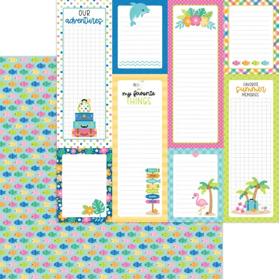 Summer Fun Double-Sided Cardstock 12"X12" {2}