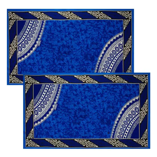 72" L x 45" W Kingdom of Tonga Crown Sarong Polyester Fabric Purple {7}