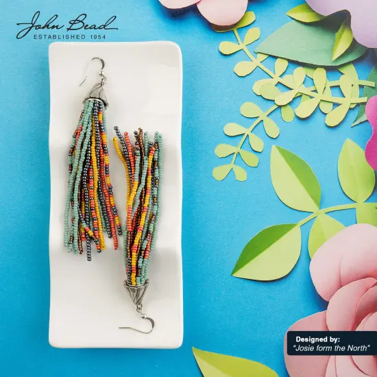 John Bead 11/0 Opaque Dyed Solgel Czech Glass Seed Beads, 250g Mustard {2}