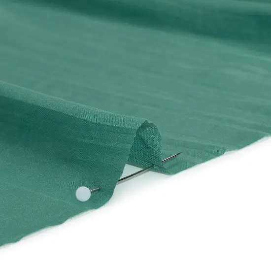 1 Yard Sea Glass Green Crinkled Lightweight Polyester Satin 47 Inch Wide {3}