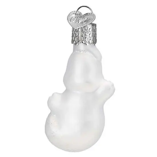 Old World Christmas 2.5 Inch Mini Ghost Halloween Tree Ornament , Halloween Decor Spooky Floating Halloween White {2}