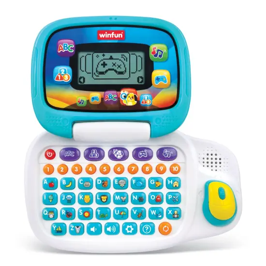 Collections Etc Winfun Bilingual Let's Learn English and Spanish Laptop Toy {5}