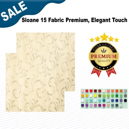 Sloane 15 Fabric Premium, Elegant Touch {2}