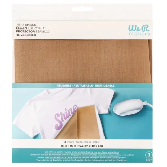 We R Mini Heat Press Heat Shield 16"X16"-3/Pkg {1}