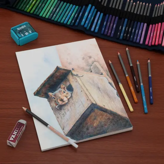 Cezanne 100% Cotton Colored Pencil Pad - Multipacks {4}