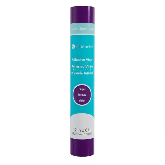 Silhouette Glossy Vinyl - 12" x 6' Purple {1}