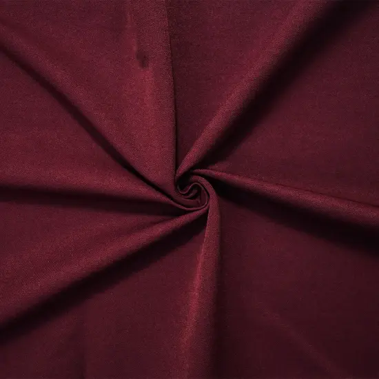 Deep Red Cotton Solid Stretch Spandex Chino Twill woven Fabric By the Yard {1}