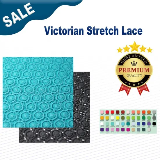 Victorian Stretch Lace White {2}