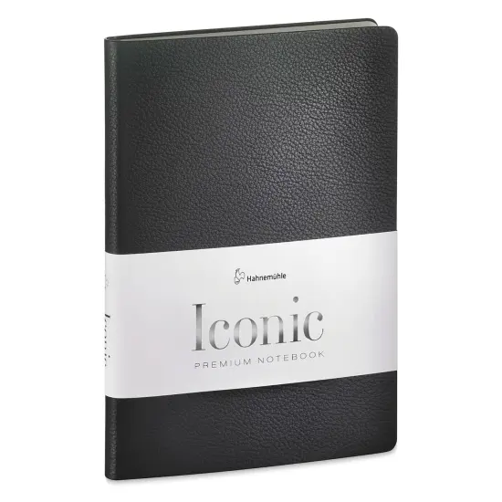 Hahnemuhle Iconic Premium Notebook - Dot Grid, A5, Black, 192 Pages {1}