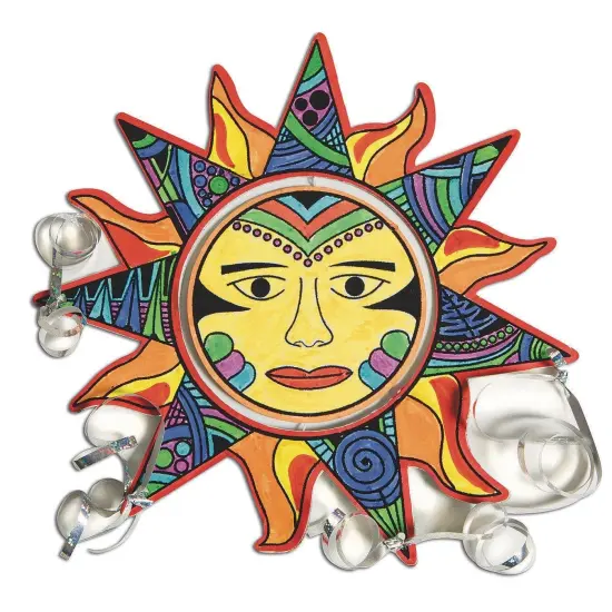 Velvet Aztec Sun Mobile Craft Kit (Pack of 24) {1}