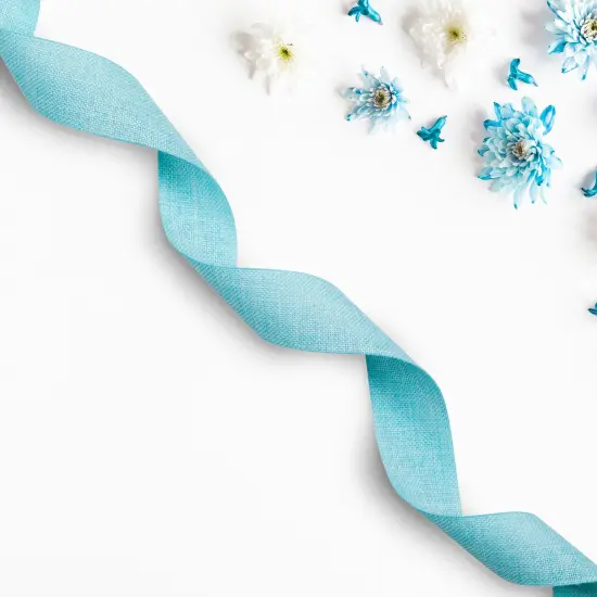 Northlight Grosgrain Craft Ribbon - 7/8" x 10 Yards - Blue {4}