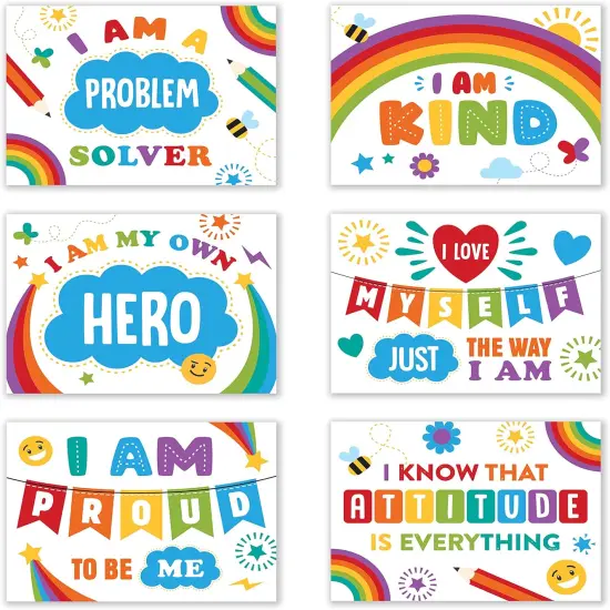 Laminated Classroom Bulletin Board Decoration Set - 12 Poster Set {3}