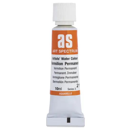 Art Spectrum Artists’ Watercolor Tube - Vermilion Permanent, 10 ml {1}