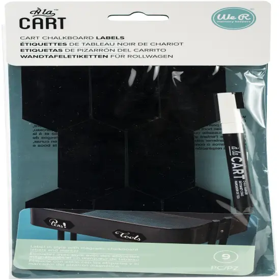 We R A La Cart Magnetized Chalkboard Labels 8/Pkg {1}
