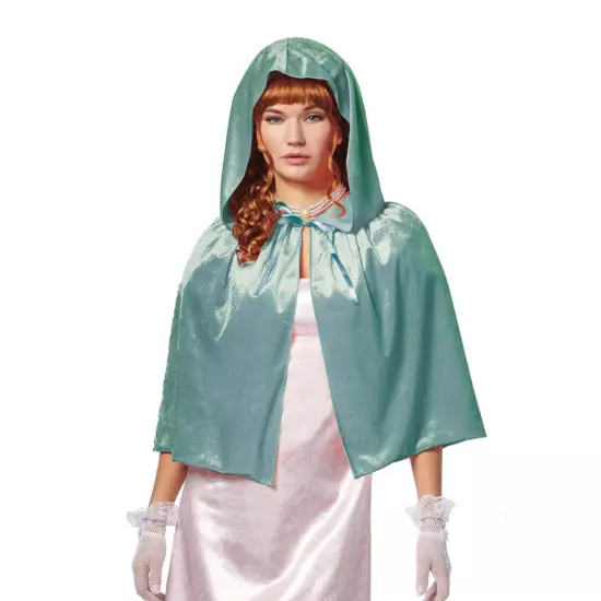 Regency Capelet Adult Costume Accessory | Teal {1}