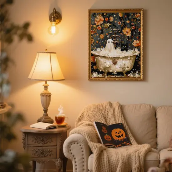 Halloween Paint by Numbers Kit - 16x20in (Ghost) {3}