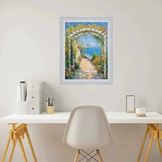 Modern Stainless Steel Iron Picture Frame 26x26 frame {6}