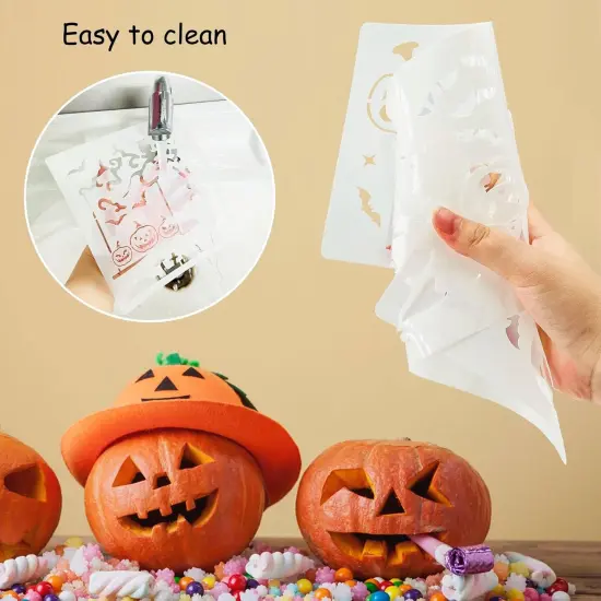 Reusable Pumpkin Carving Templates(Painting) {4}